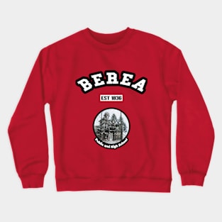 🏹 Berea Ohio USA Strong, Vintage High School Photo, City Pride Crewneck Sweatshirt